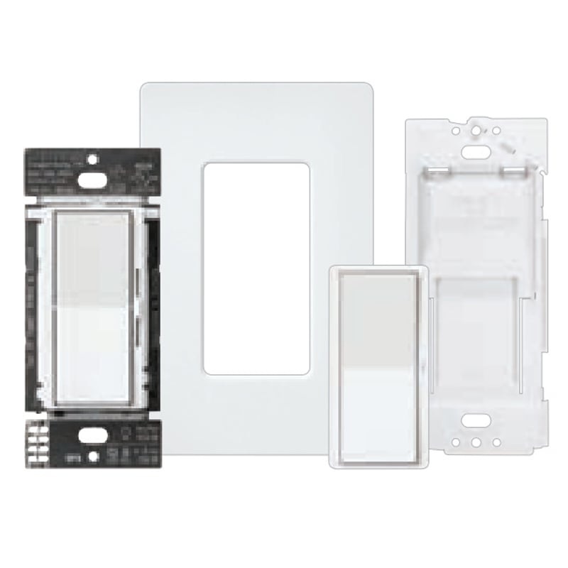 Diva 3-Way Smart Dimmer Switch Kit White By Lutron DVRF-PKG1D-WH