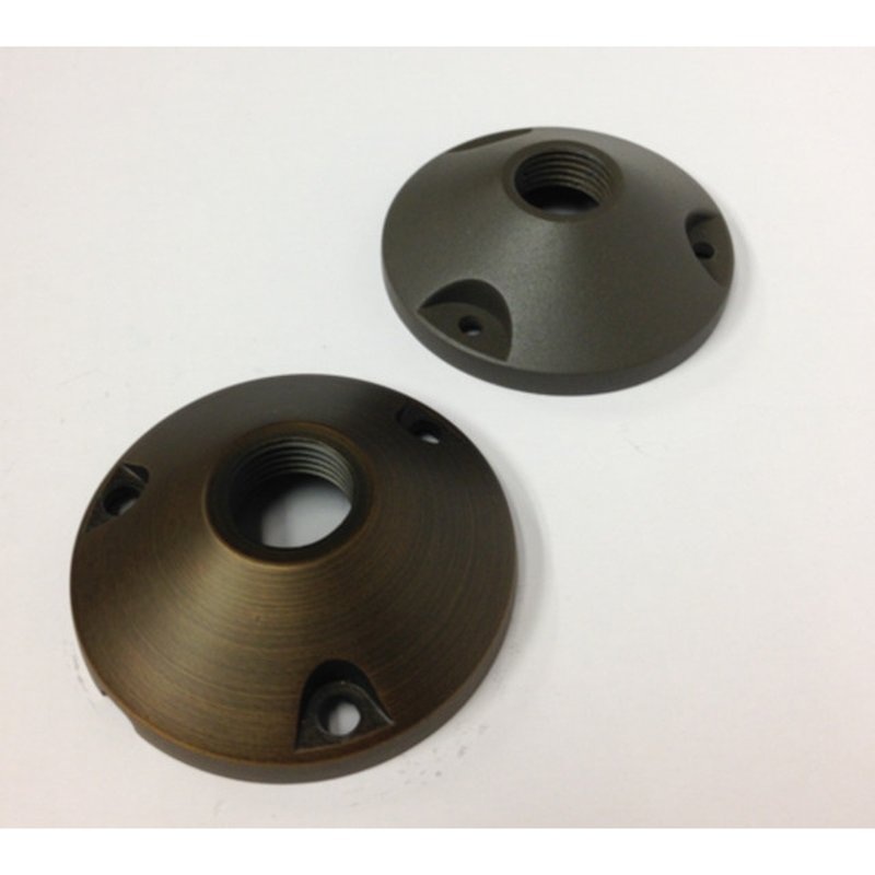 Mounting Base Round Brass/Bronze  By Lite The Nite BX1RNDBSE