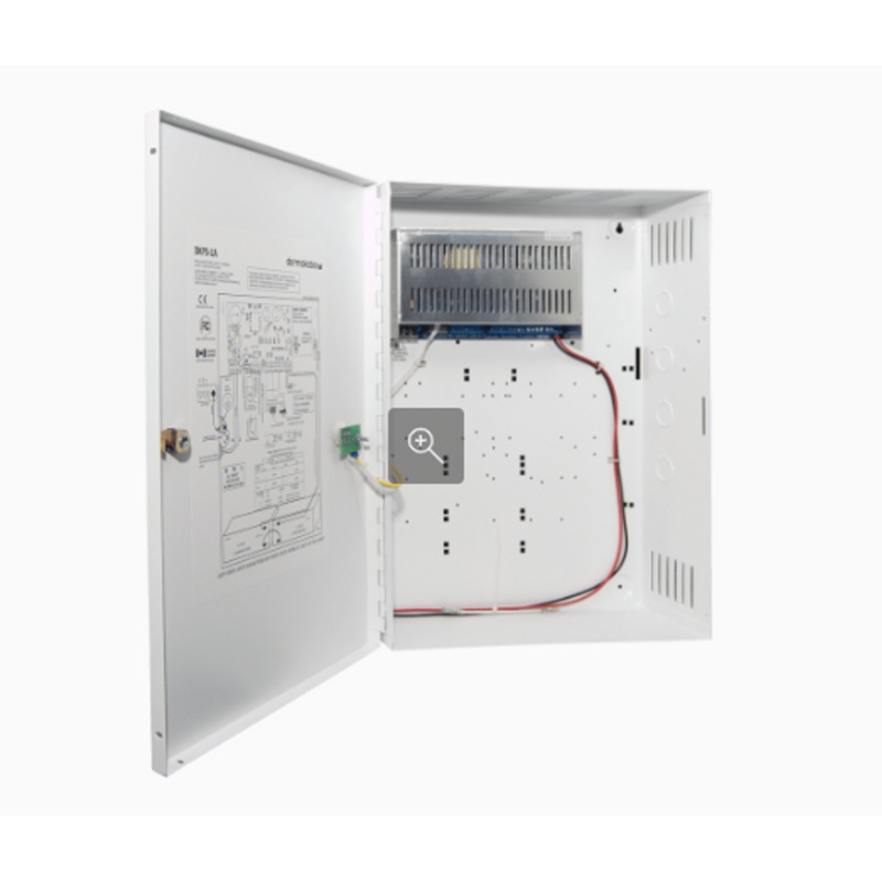 Power Supply 110-220 VAC Input at 50/60Hz 8 Outputs 12/24VDC at 2A Selectable Fail Safe/Secure