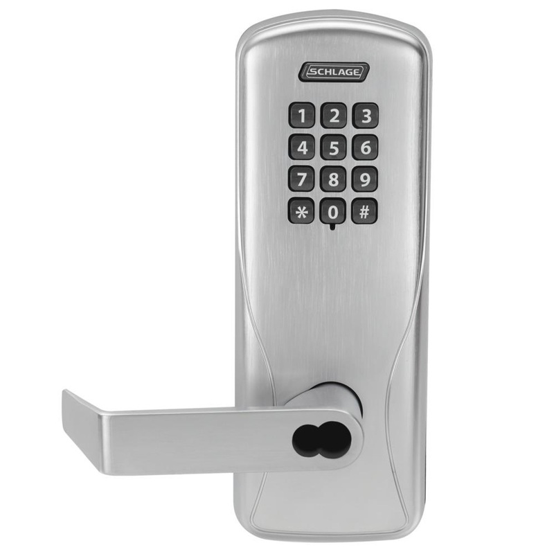 Schlage CO-100-993R-70-KP-BD Offline Exit Trim Mortise Classroom/Storeroom Electronic Lock For SFIC (Less Core)