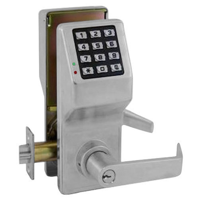 Alarm Lock DL5200IC-C-US26D Trilogy Series Double-Sided Digital Cylindrical Keyless Lock Leverset with Best Core Override Core in Satin Chrome – KAL DOOR HARDWARE