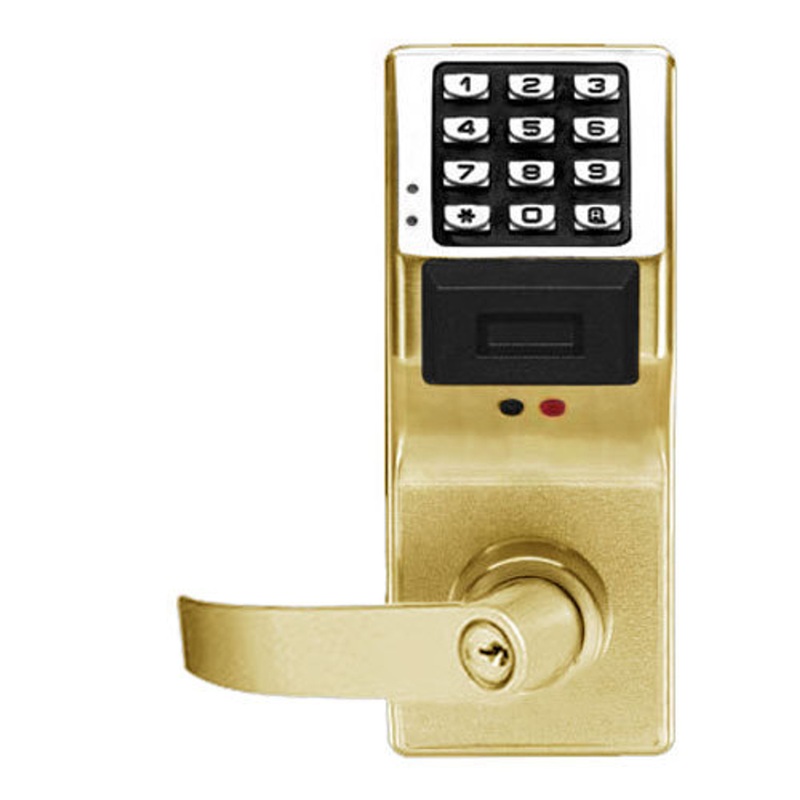 Alarm Lock PDL3075IC-US3 Trilogy Series PIN/Prox Digital Cylindrical Keyless Lock Regal Leverset with Best Core Override in Polished Brass – KAL DOOR HARDWARE