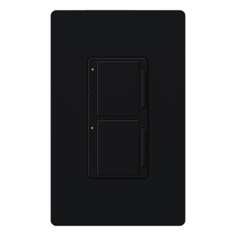 Dual Dimmer Incandescent Meastro Black By Lutron MA-L3L3-BL