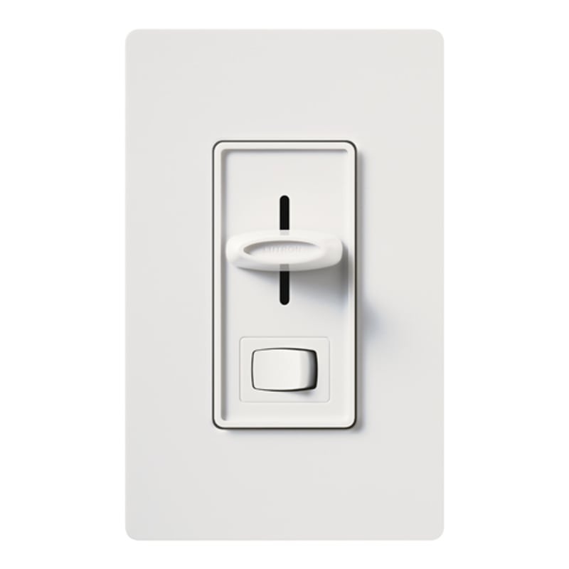 LED/CFL Slide Dimmer Single Pole/3-Way By Lutron SCL-153PH-WH