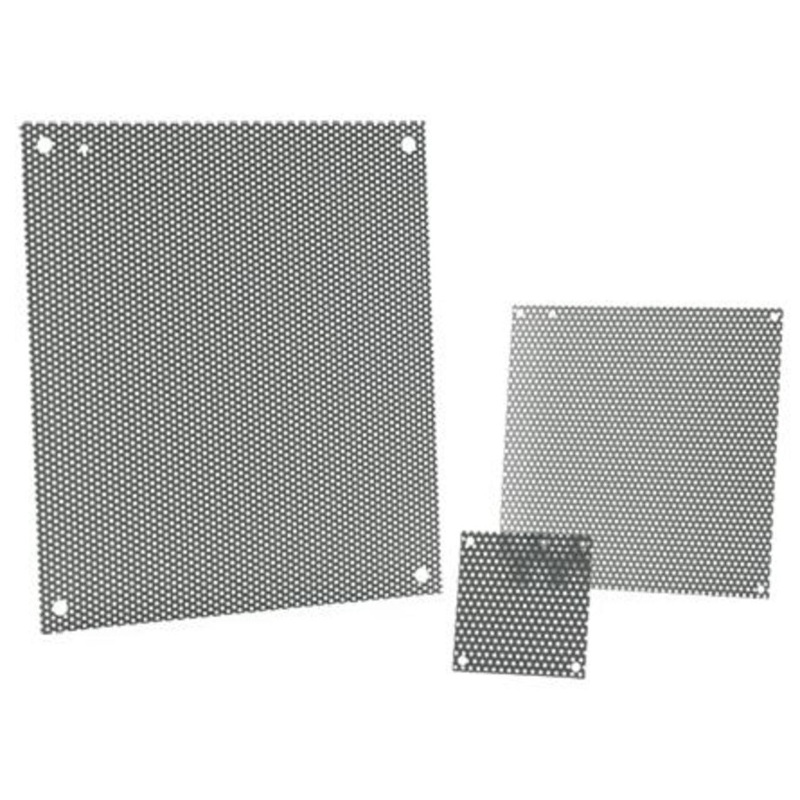 Perforated Panel for Medium Enclosure Type 3R fits 30×30 Gray Steel By nVent Hoffman A30P30PP