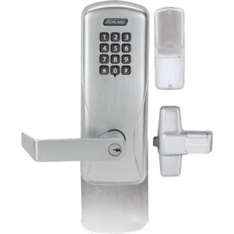 Schlage CO-200-993S-70-KP-PD Offline Exit Trim Surface Vertical Rod Keypad Electronic Lock (Standard Cylinder) – KAL DOOR HARDWARE