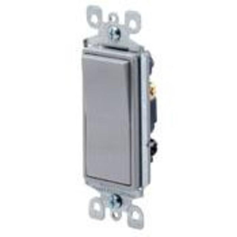 3-Way Decora Switch 15A 120/277V Gray Residential Grade By Leviton 5603-2GY