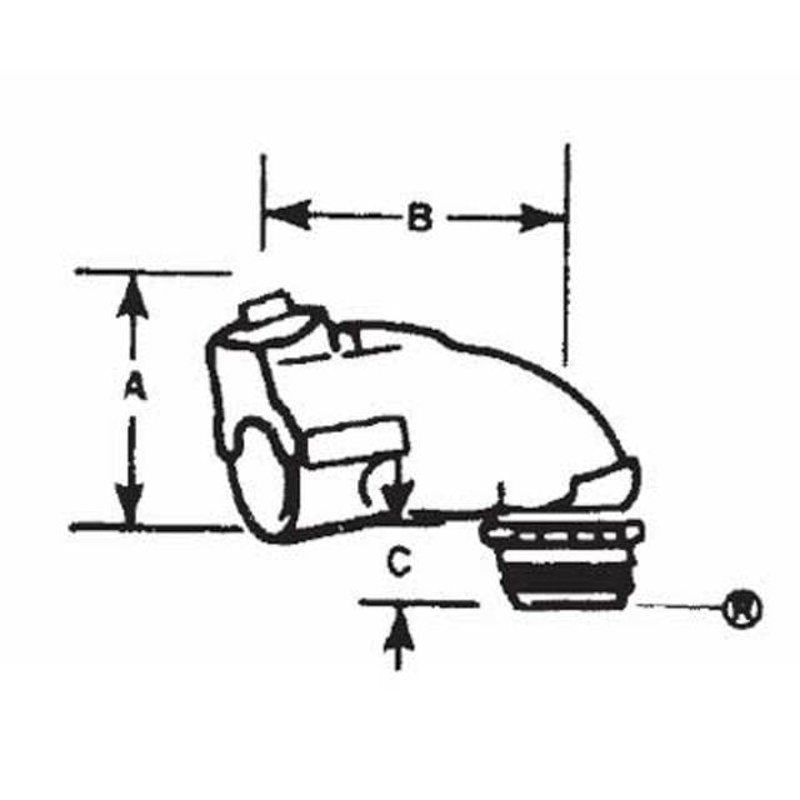 Flex Connector 90 Insulated 1/2 Tite-Bite Steel By Thomas & Betts 3132