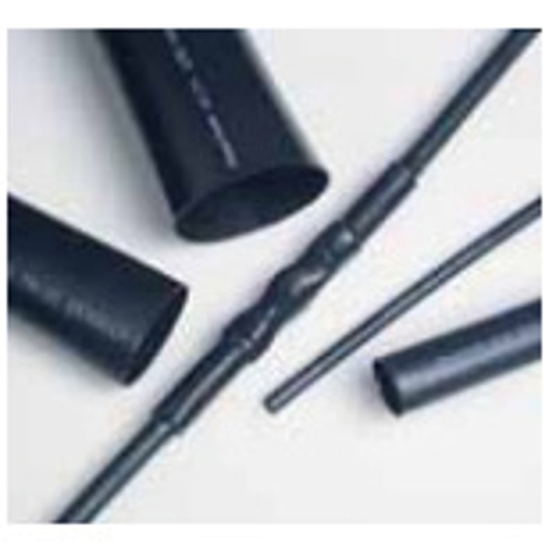 Heat Shrink Heavy-Wall 2 AWG – 500 MCM 48 Black By Chemelex Raychem WCSM3481200S