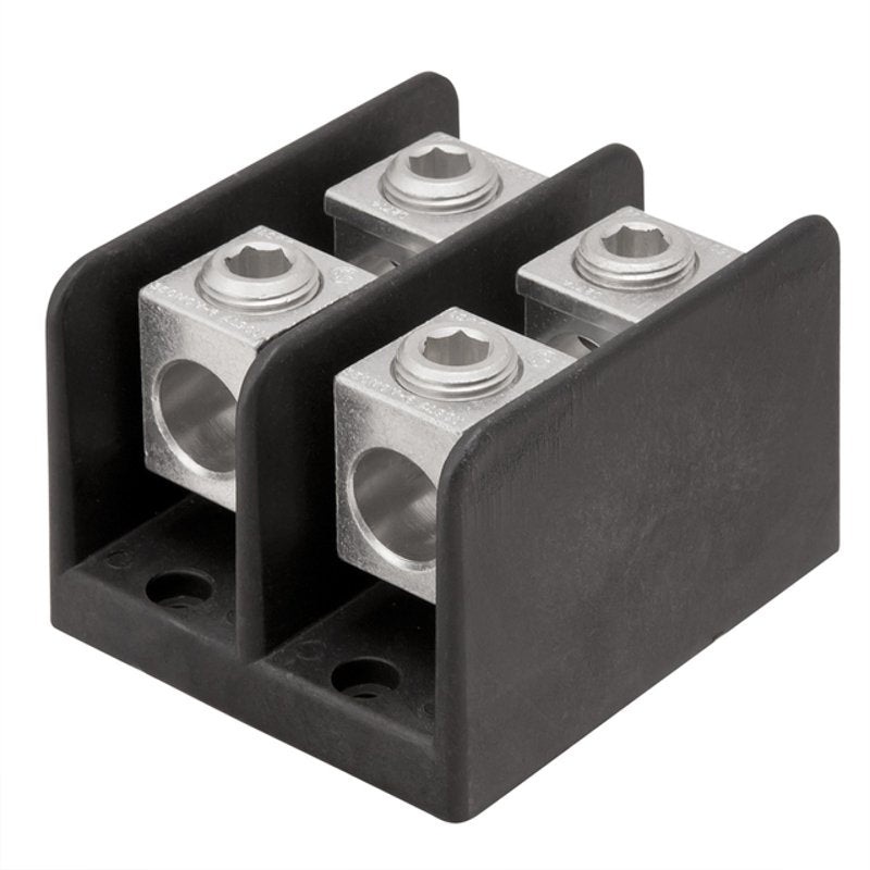 Power Distribution Block 1-Pole 600V Aluminum By Ilsco PDB-24-500-1
