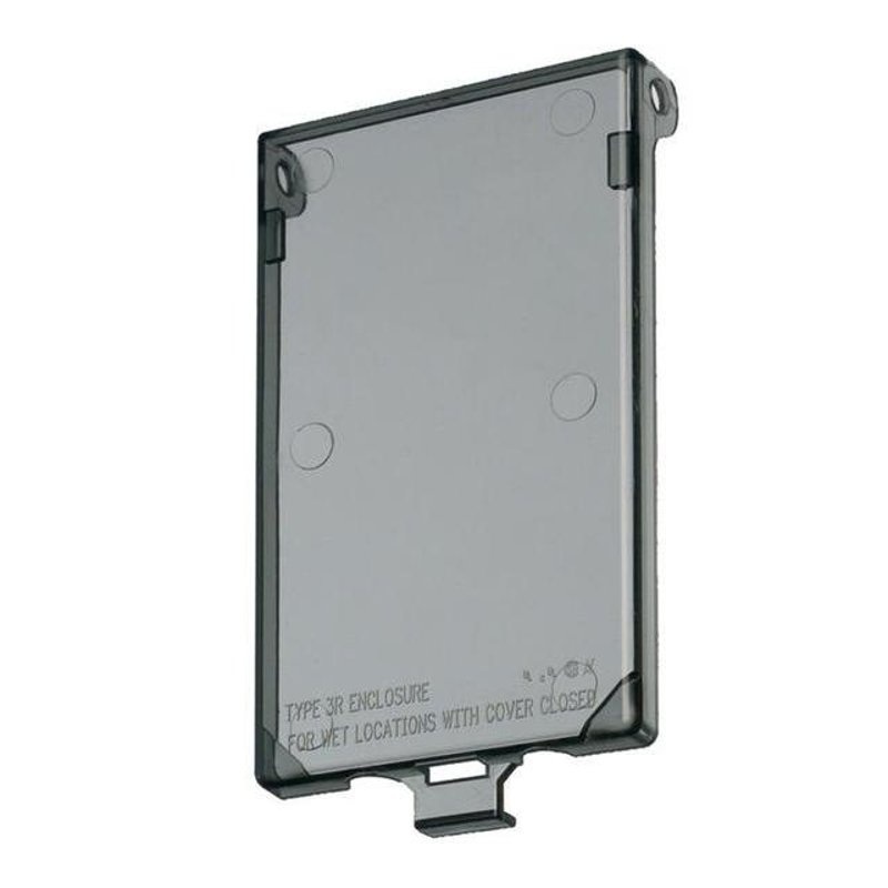 Replacement Cover 1-Gang Vertical Non-Metallic Clear By Arlington DBVC
