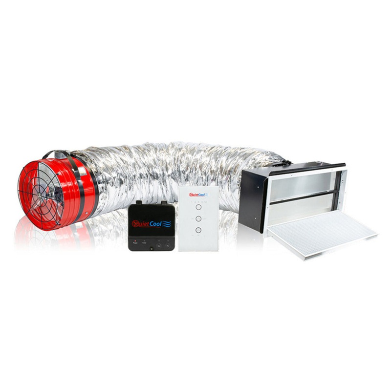 Trident Pro X Advanced Whole House Fan With RF Control Kit By QuietCool Manufacturing QC-TRI-PRO-6.0X-RF