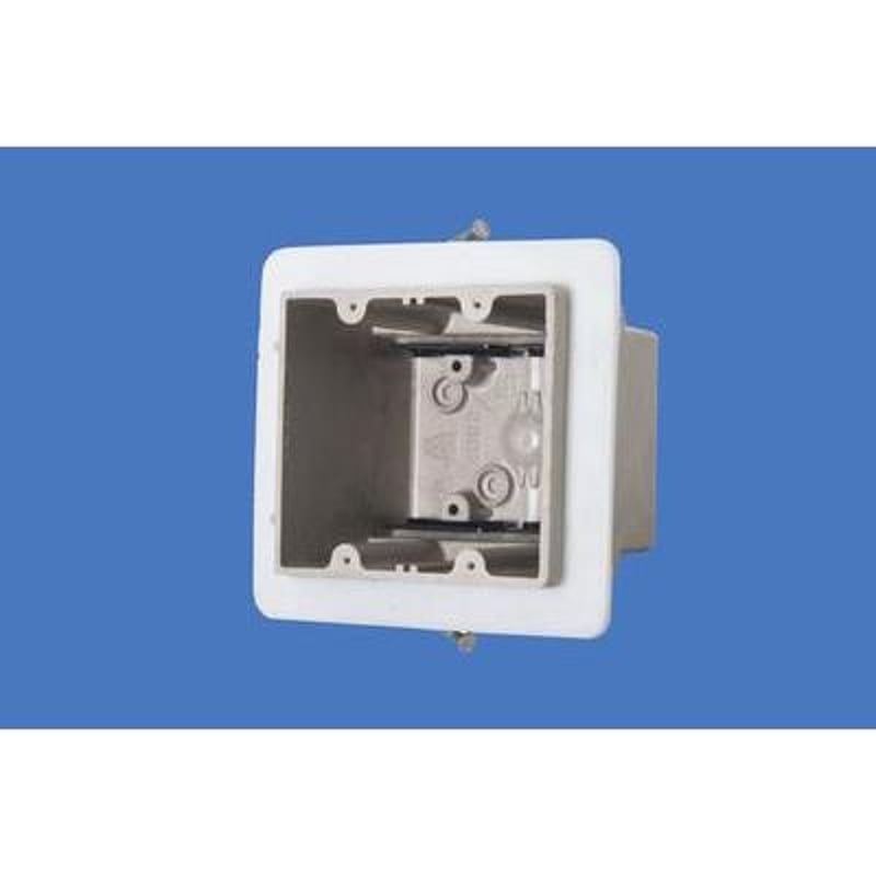 Switch/Outlet Box 2-Gang Depth: 3-7/16 Nail-On Non-Metallic By Allied Moulded 2302-NKV