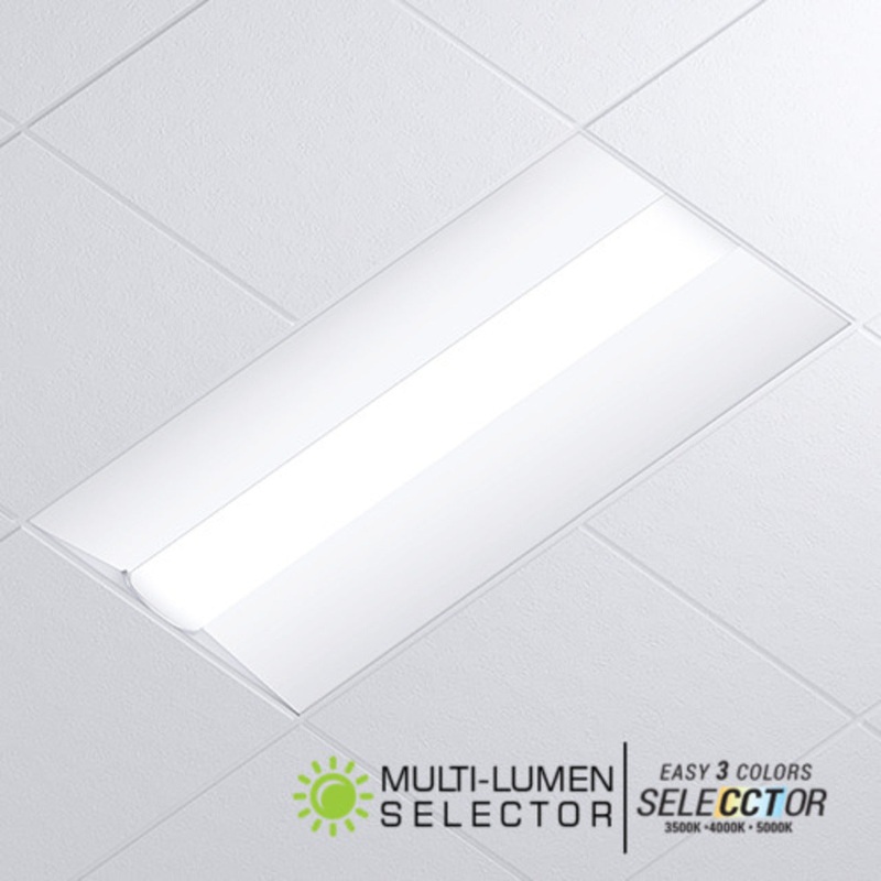 2′ x 4′ LED Troffer 35/40/50K By Elite Lighting 24-OVHP-LED-3000L/4000L/5000L-DIM10-MVOLT-35K/40K/50K/85-V3