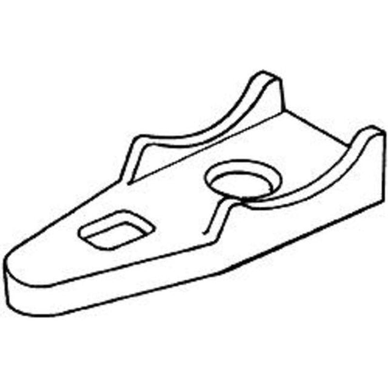 Clamp Back EMT/Rigid 3/4 Malleable Iron By Hubbell-Raco 1343